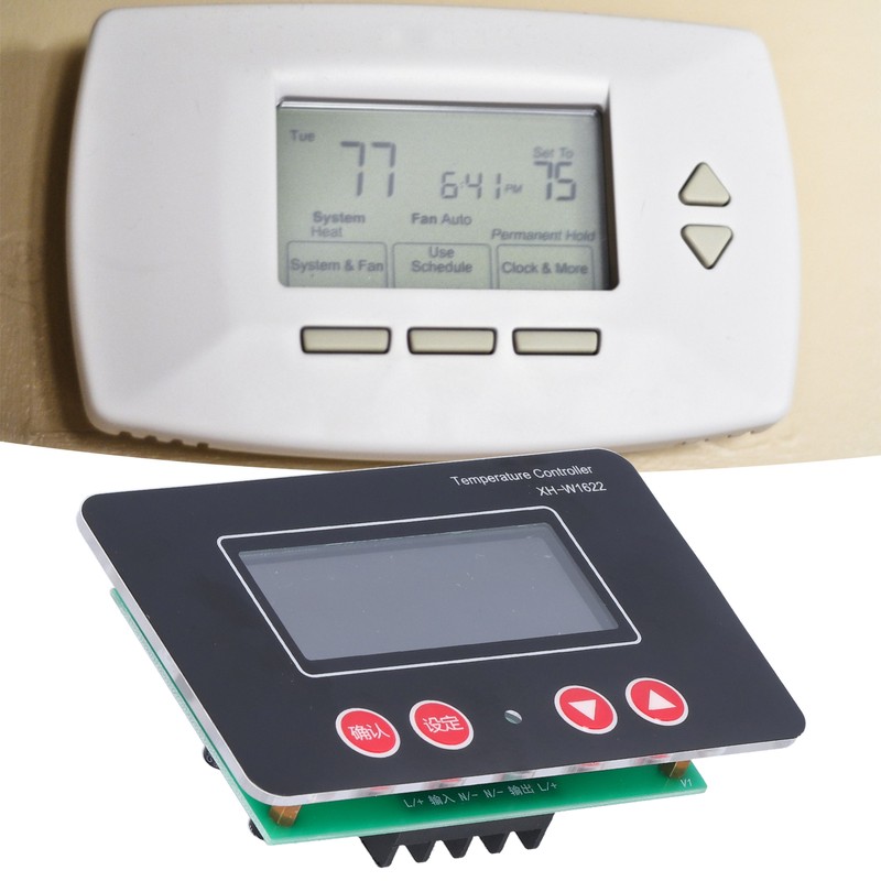Temperature Controller LCD Display Constant Temperature Heating Thermostat XHW1622