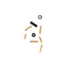 VMS Racing BRASS 50 CALIBER BULLET STUBBY ALUMINUM STUBBY ANTENNA