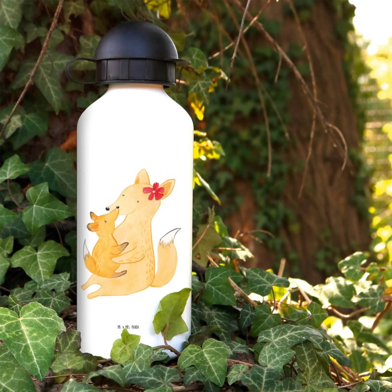 Mr. & Mrs. Panda Kindertrinkflasche Fuchs Mama - Geschenk, Lieblingstochter,