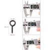 sourcing map 0.07"x0.6" Screw Eye Hooks Self Tapping Screws Screw-in