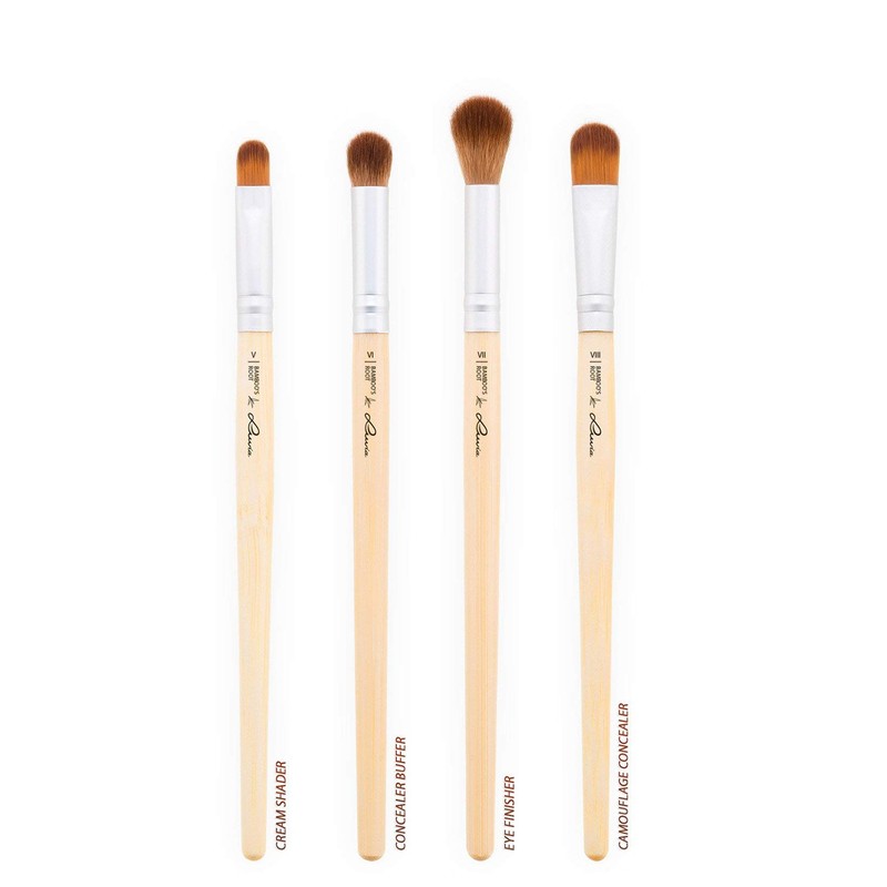 Luvia Cosmetics Vegan Cosmetic Brush, 12 Make-Up Brushes in Brush