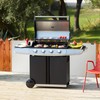 FLASLD Aluminum Heat Shield Mat for Grill, Stove, Oven and