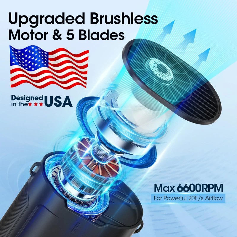 Portable Clip On Electric Fan 4 in 1 Rechargeable Hands