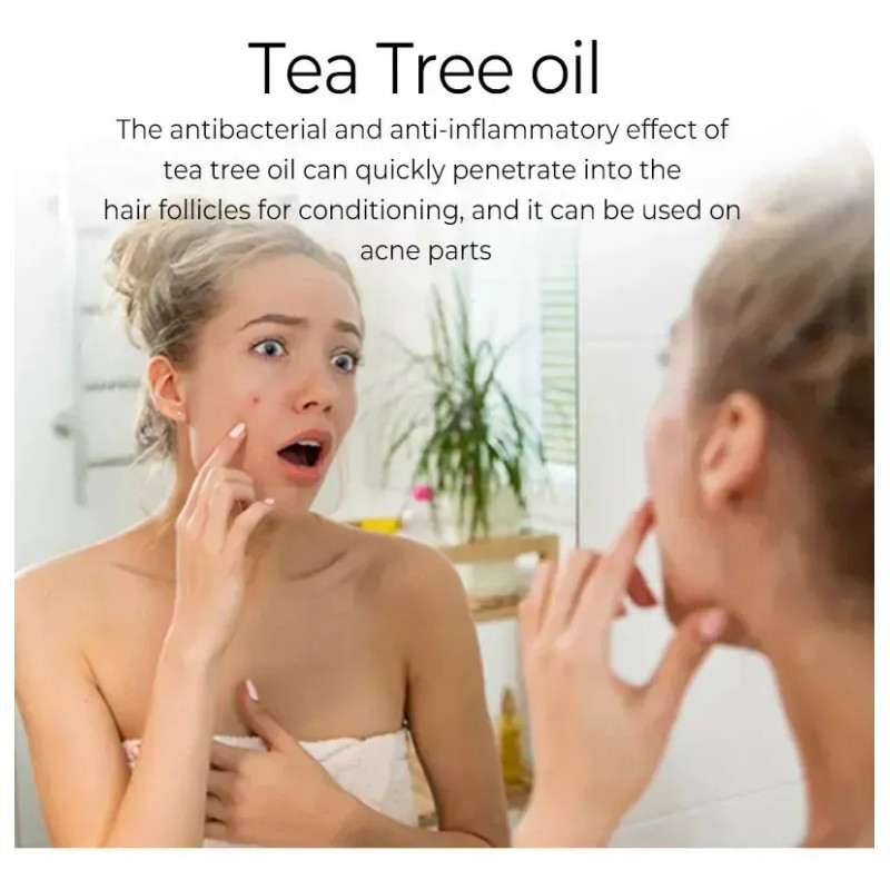 5pcs Aceite Esencial De Árbol De Té Antimicotico 100%natural