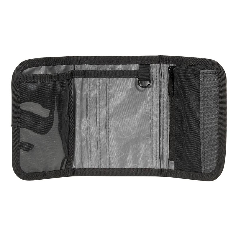 Coocazoo Black Coal, Black Wallet with Window Inside & Outside,