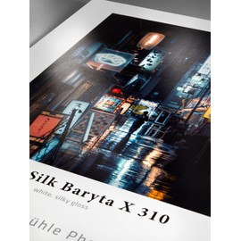Hahnemühle Photo Silk Baryta X 310gsm Cellulose Based Inkjet Paper Satin White (210 x 297 mm)