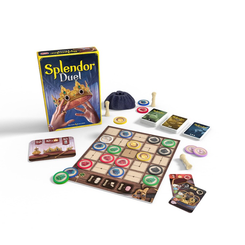 Space Cowboys Splendor Duel Board Game - Two-Player Strategy Game
