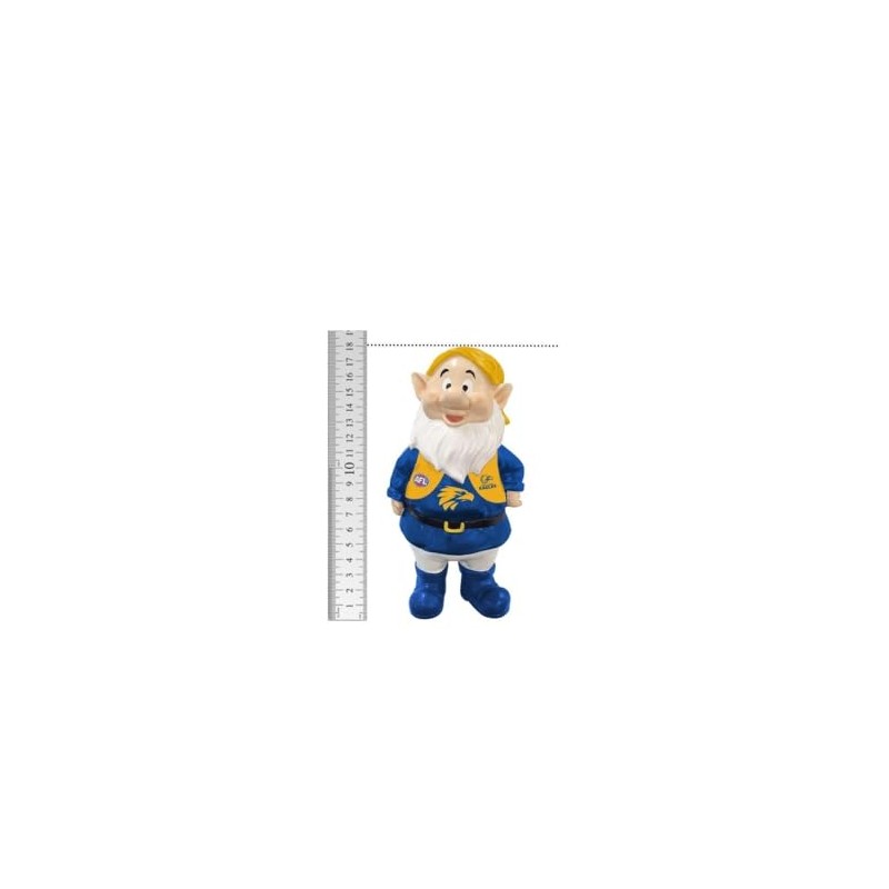 West Coast Eagles Polyresin AFL Footy Mini Garden Gnome Statue,