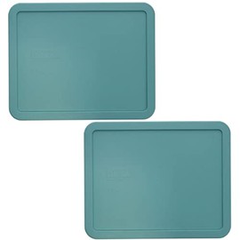 Pyrex 7212-PC 11-cup Jade Dust Food Storage Replacement Lids (2-Pack) - Made in USA