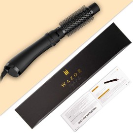 Ceramic Hot Air One-Step Hair Styler and Volumizer - Lightweight 1000W Ionic 3-in-1 Hair Dryer, Curling Brush