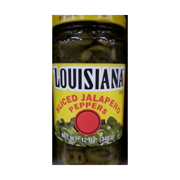 Louisiana Sliced Jalapeno Peppers 12 Ounce (Pack of 3)