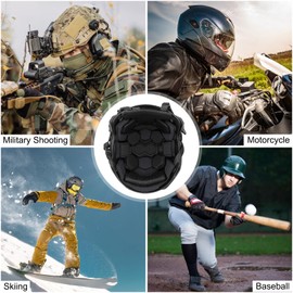 Qavctw Universal Tactical Helmet Padding, EVA Tactical Helmet Liners for Men, Detachable Double Layer Helmet Pads Tactical Helmet Accessorie Protective Football Helmet Padding for Mich Ach Usmc Helmet