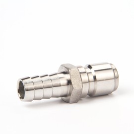 Home Brewing 1/2" Male Quick Disconnect 304 Stainless Steel 1/2" Barb (1/2" Male Barb)