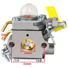 Huztl CS26 Carburetor for Ryobi SS26 RY28000 RY28020 RY28040 RY09053 RY28021 RY28025 RY09056 RY09055 RY34440 26CC Trimmer Brushcutter Weed Wacker Parts
