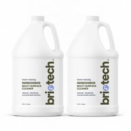 BRIOTECH Extra Strength HOCl Cleaner, 500 PPM Hypochlorous Acid Concentrate, ULV Foggers & Humidifiers, Professional Deodorizer for Dental, Offices, Schools, Homes, Peroxide Free, 1 Gallon (2 Pack)
