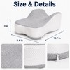 Knee Pillow for Side Sleepers - Large Memory Foam Leg