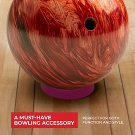 BSI Bowling Ball Cup – Premium 4-Inch Ball Holder, Cleaning, Polishing, & Display Cups, Compatible with a Range of Sports & Bowling Balls, Magenta