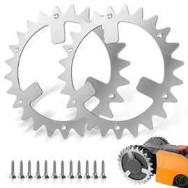 Stainless Steel Robotic Lawnmower Spikes for Worx WR141E / WR142E / WR143E / WR165E / WR167E Robotic Lawnmower, Traction Improvement for Robot Stainless Steel Screws for Accessories Off-Wheel Wheels,