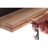Wooden Key Rack with Berlin Skyline - Gift for City