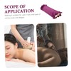 FOMIYES Wood Pillow Sauna Accessory Moxibustion Neck Pillow Wooden Backrest