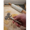 Pastry Ravioli Cutter Dual-Wheel Stainless Steel Pasta Proffessional Craftsmanship Baking