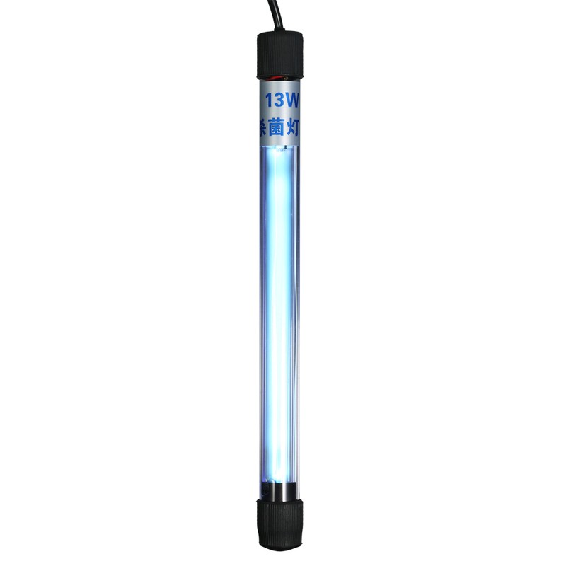 13W UV Light Sterilization Lamp Submersible Ultraviolet Sterilizer Water Disinfection