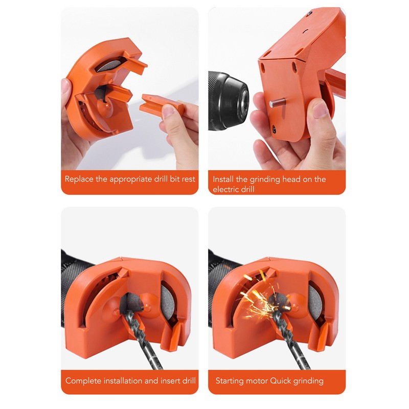 Multipurpose Drill Bit Sharpener High Efficiency Universal Portable Drill Bit