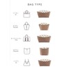 【Ponon】Bag-in-Bag for Hermes, Horse Pattern Waterproof, 5 Types Total, Bag-in-Bag,
