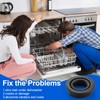 WD08X27458 Floating Seal Assembly Compatible with GE Hotpoint Haier Dishwasher,