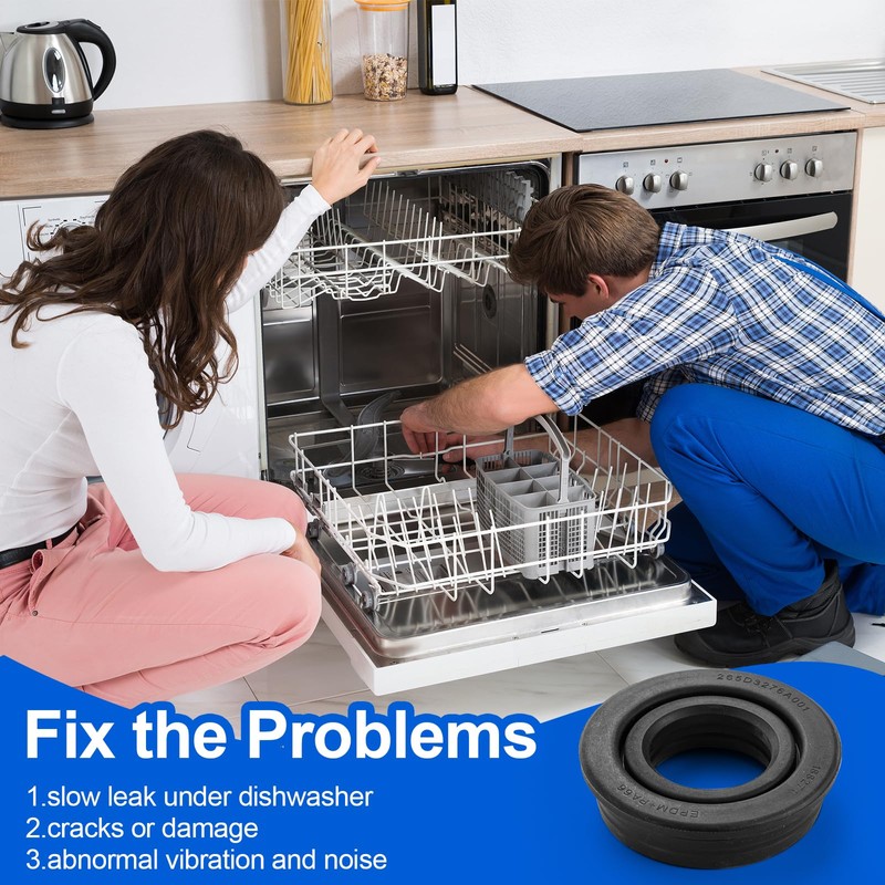WD08X27458 Floating Seal Assembly Compatible with GE Hotpoint Haier Dishwasher,