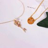 Sailor Moon Necklace Women's Key of Time Crystal Star Compact
