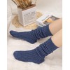 Loritta Wool Socks for Women Winter Warm Long Scrunch Sock