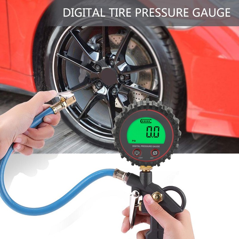Digital Pressure Gauge Large LCD Display Fast and Accurate Reading