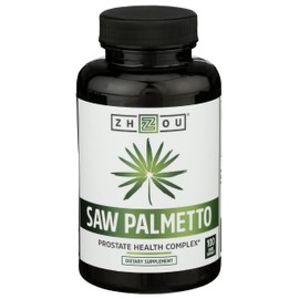 ZHOU NUTRITION Saw Palmetto Prostate Health Complex, 100 CT