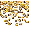 Aeyistry 100PCS Wooden Bee,Flatback Self-Adhesive Wood Bumble Bees for Scrapbooking