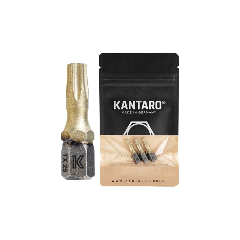 KANTARO 5233 ZrN Bit TX25 x 25 mm (Pack of