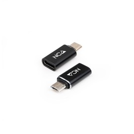 NANOCABLE 10.02.0014 – Micro USB to USB-C Adapter, Micro B Male to USB-C Female, Black