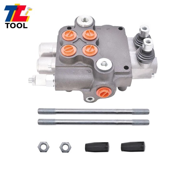 Tool library 2 Spool Hydraulic Control Valve Double Acting 21
