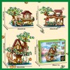 YCJZXMS 3-in-1 Sakura Tree House Building Set (3-in-1 Sakura Tree