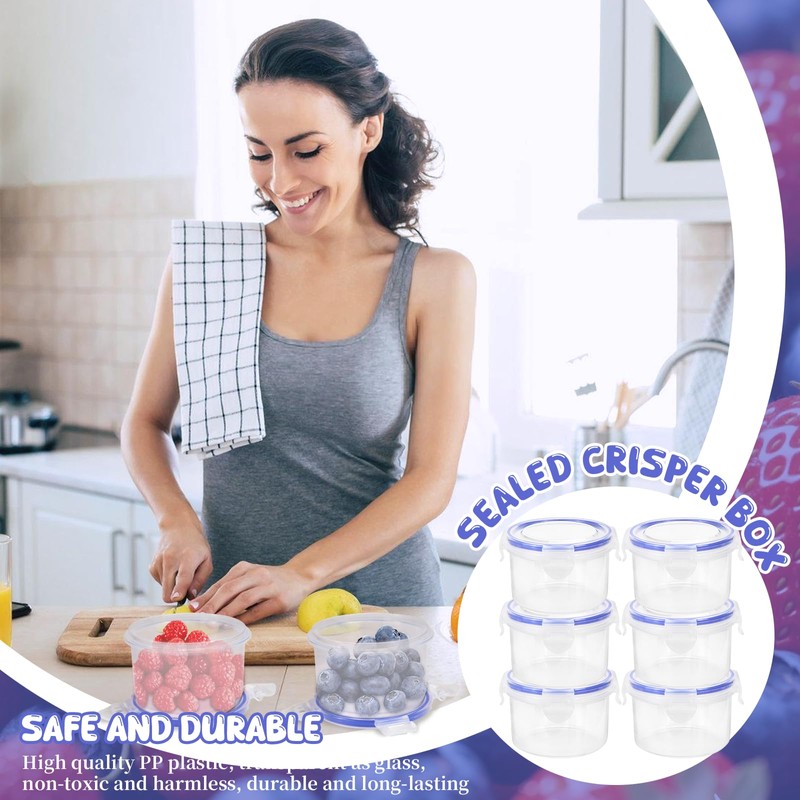 GMMG Storage Jars with Lid (300 ml Round)