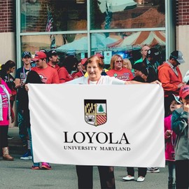 Loyola University Maryland Logo Banner Breeze Flag Outdoor Flags Home Flag Garden Flag 3 'X 5' Ft