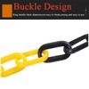 MACHSWON 2m Plastic Chains Barrier Safety Post Cone Isolation Fence