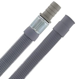 DL-pro 1 m Drain Hose Extension Diameter 19/19-22 mm Universal Waste Water Hose -20 °C to +90 °C for Dishwasher Washing Machine