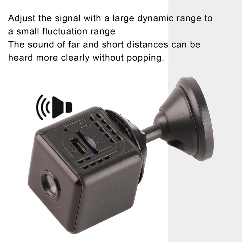 Wireless Mini Cube WIFI Camera No Light Night Vision Silent