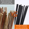 10 Pairs Fiberglass Chopsticks, Reusable Alloy Chop Sticks Non-slip Chopsticks,