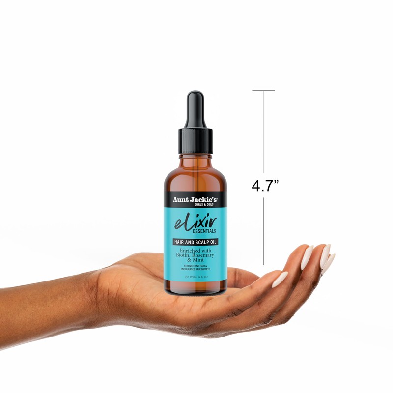 Aunt Jackie's Elixir Essentials Hair & Scalp Oil Enriched with