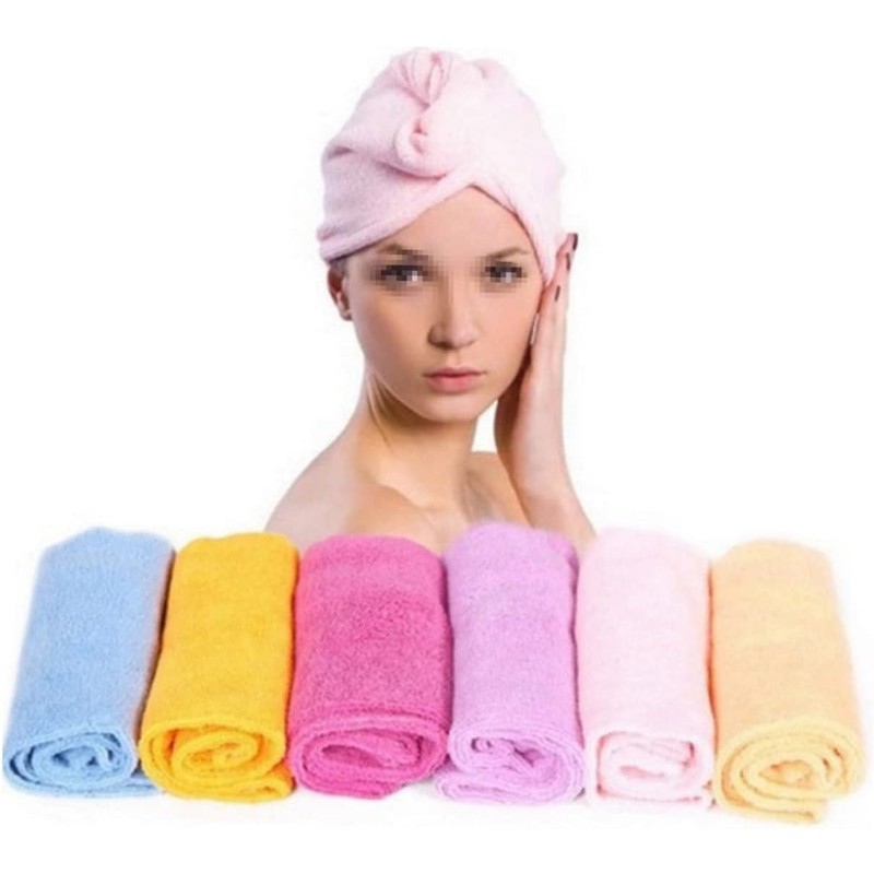 Angoily 3piezas Toallas De Microfibra Rápida para Secado De Cabello