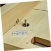 TEHAUX Stainless Steel Sliding Barn Door Stopper Easy Install Wood