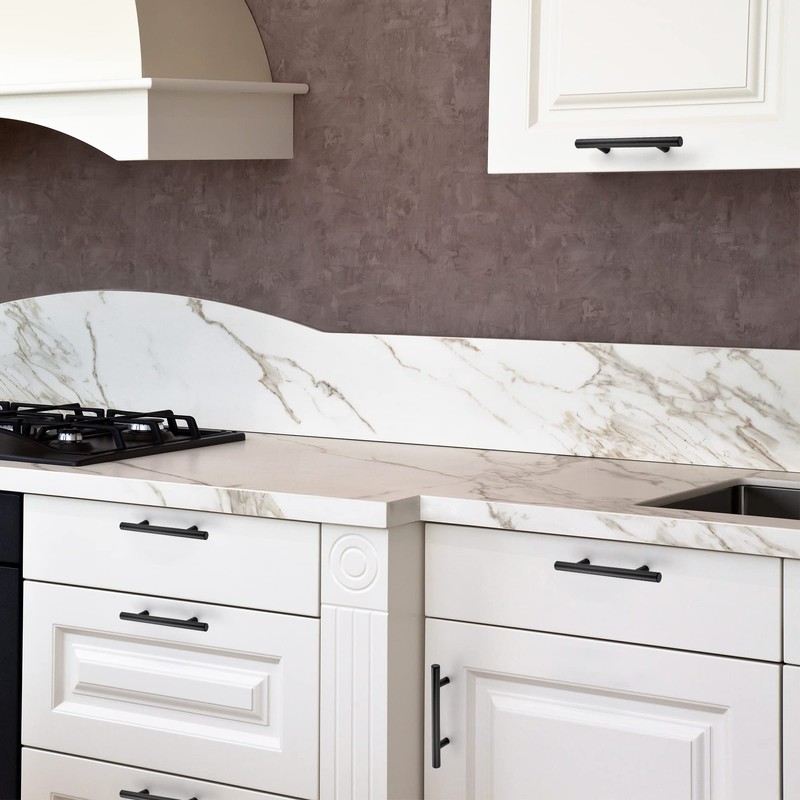 10 Pack Cabinet Handles with 3.75 Inch (96mm) Hole Center