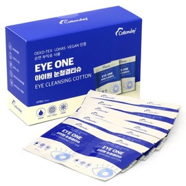 Cotton Day (케이솔루션)아이원 눈청결티슈 눈꺼풀세정제 30매입 (K-Solution) Eye One Eye Cleansing Tissue Eyelid Cleansing Agent 30 Sheets